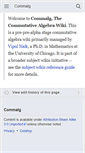 Mobile Screenshot of commalg.subwiki.org